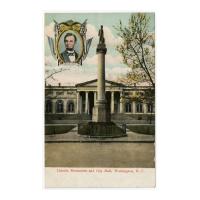 Image: Lincoln Monument and City Hall, Washington, D. C.
