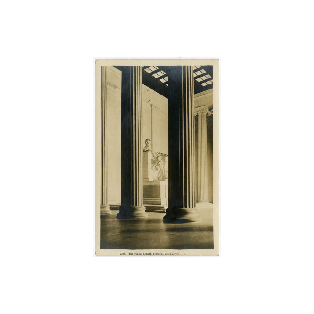 Image: The Statue, Lincoln Memorial, Washington, D. C.