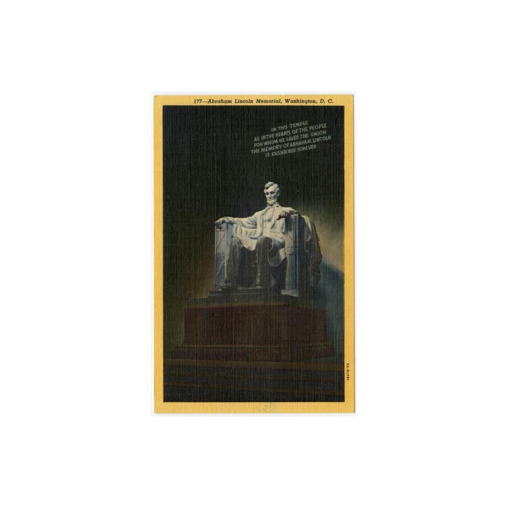Image: Abraham Lincoln Memorial, Washington, D. C.