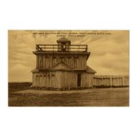 Image: Restored Blockhouse, Fort McKeen, Fort Lincoln State Park