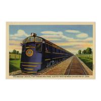 Image: The Abraham Lincoln, First Streamlined Diesel Electric Train Between Chicago and St. Louis
