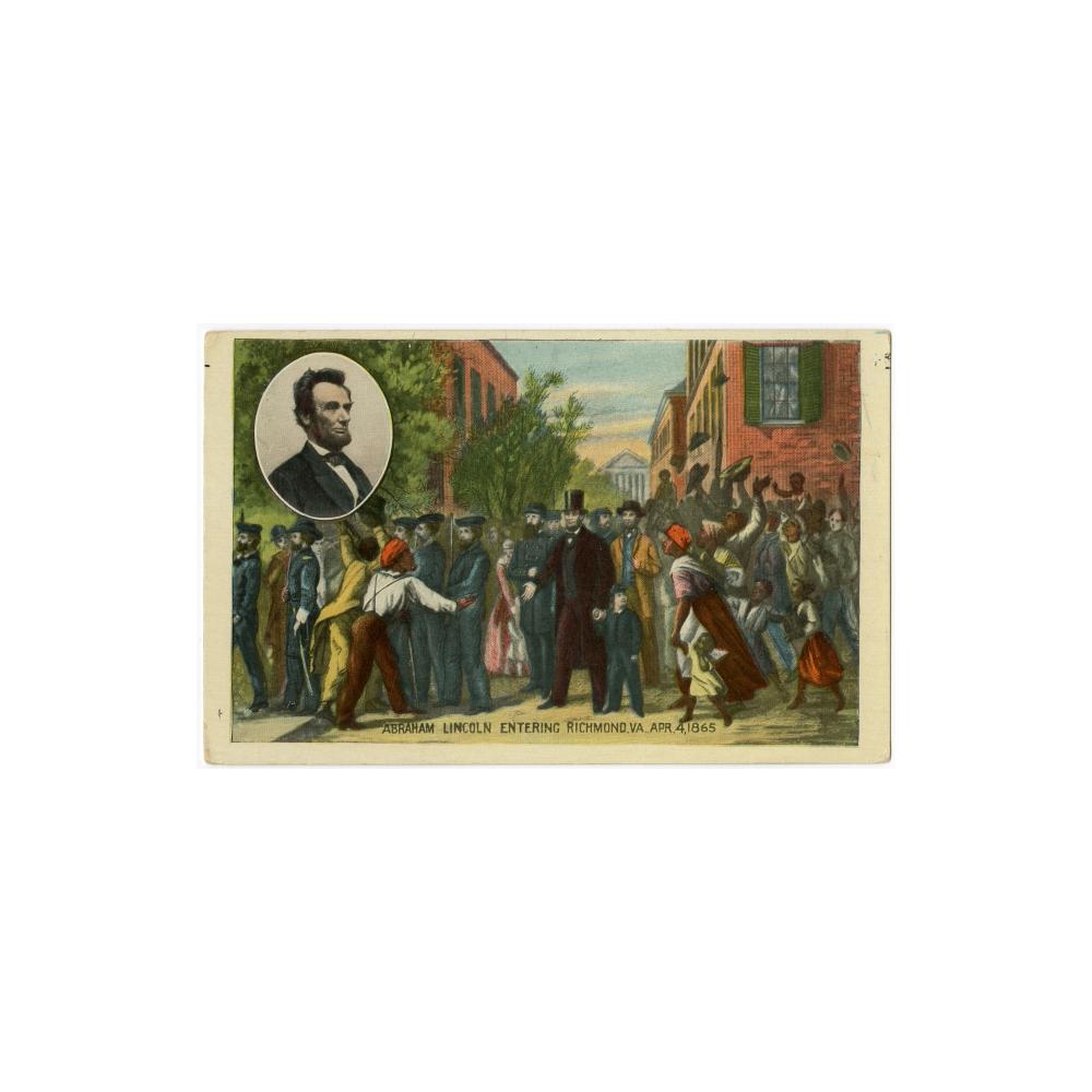 Image: Abraham Lincoln Entering Richmond, Va. Apr. 4, 1865