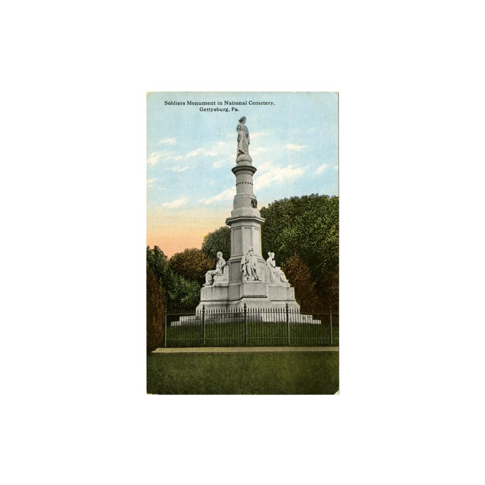 Image: Soldiers Monument in National Cemetery, Gettysburg, Pa.