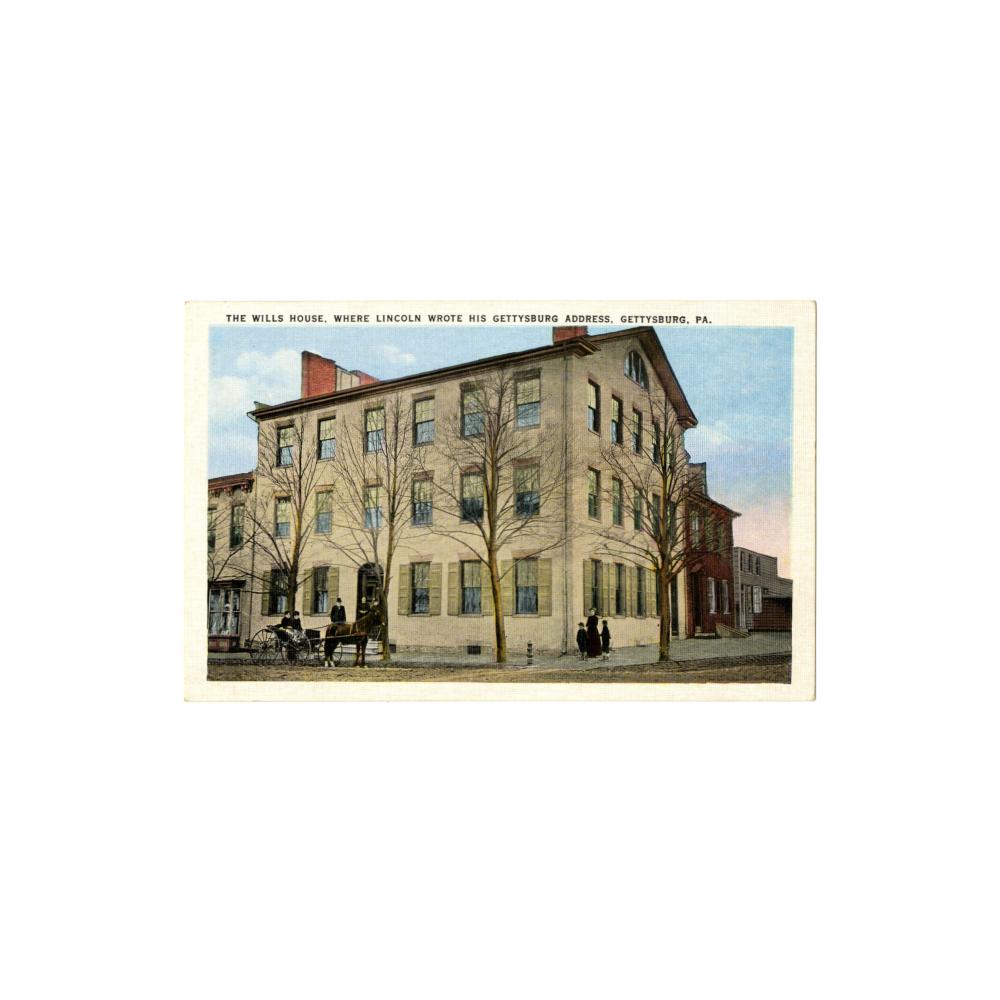 Image: The Wills House, Where Lincoln Wrote His Gettysburg Address, Gettysburg, Pa.