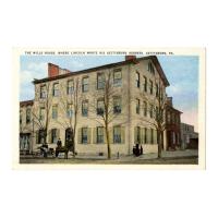 Image: The Wills House, Where Lincoln Wrote His Gettysburg Address, Gettysburg, Pa.