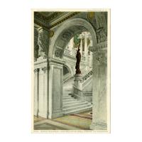 Image: North Stairway, Central Stair Hall, Library of Congress