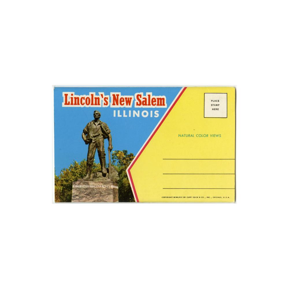 Image: Lincoln's New Salem Souvenir Postcard Folder