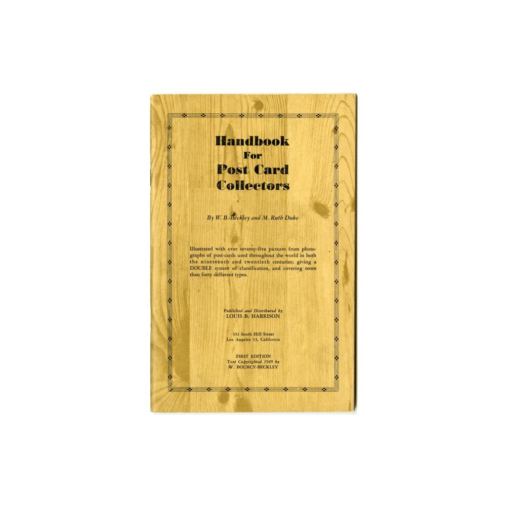 Image: Handbook for Post Card Collectors
