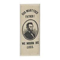 Image: Abraham Lincoln mourning ribbon