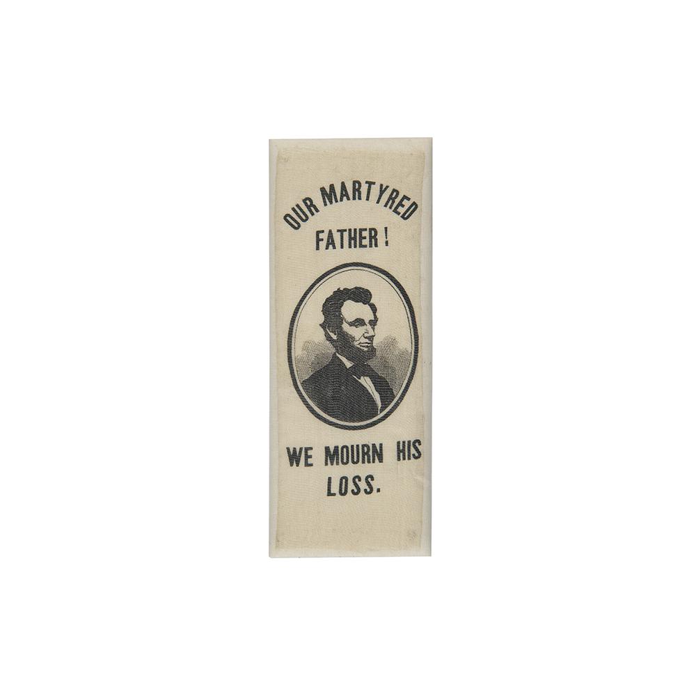 Image: Abraham Lincoln mourning ribbon