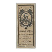 Image: Lincoln mourning ribbon