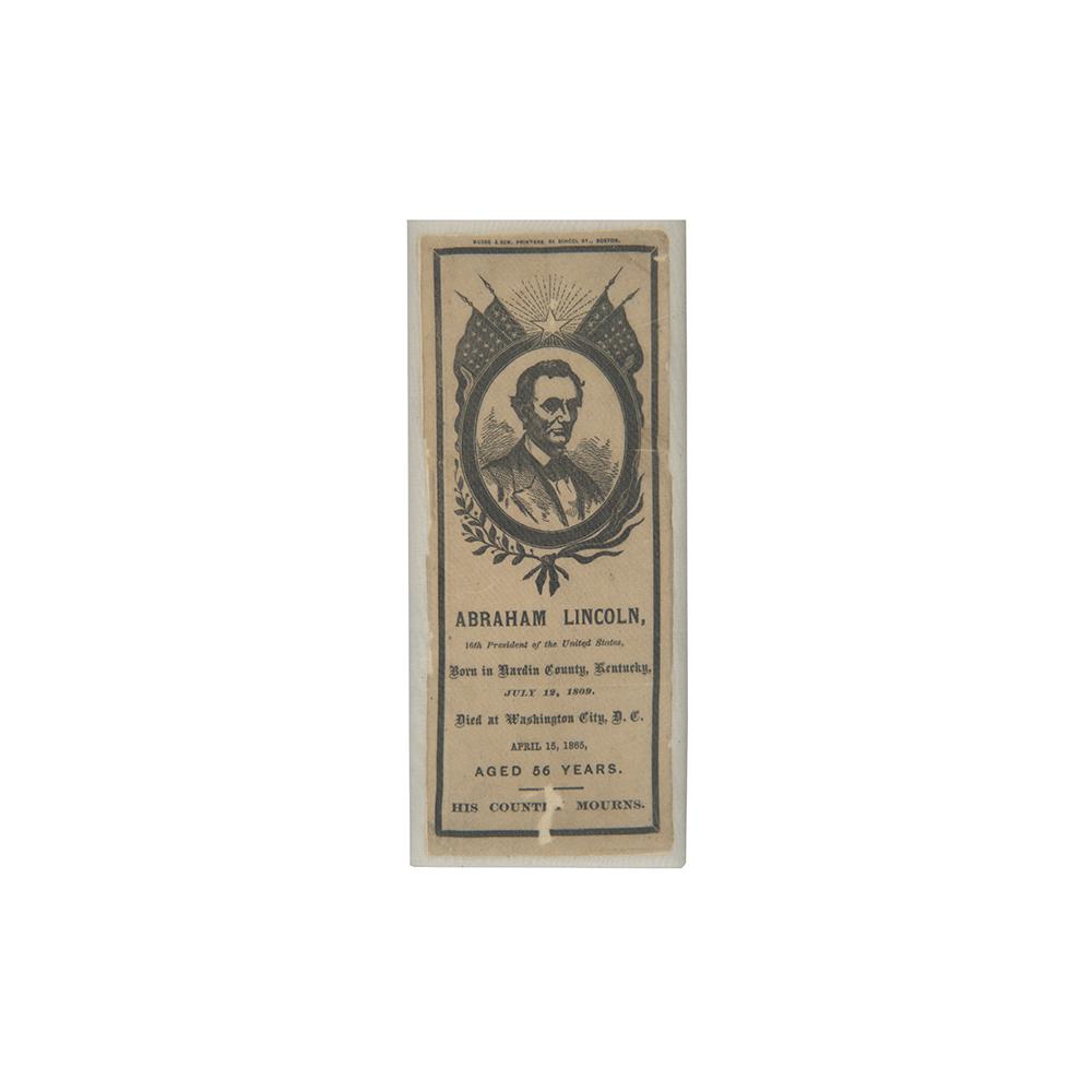 Image: Lincoln mourning ribbon