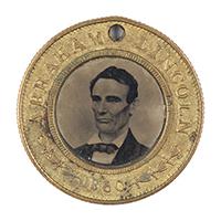 Image: Abraham Lincoln campaign button