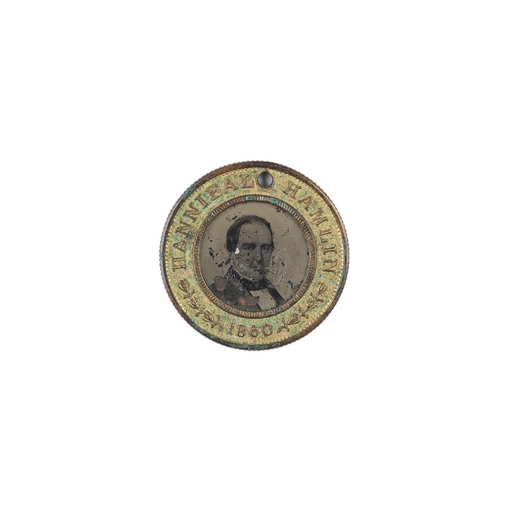 Image: Abraham Lincoln campaign button