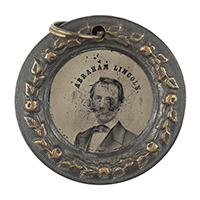 Image: Abraham Lincoln campaign button