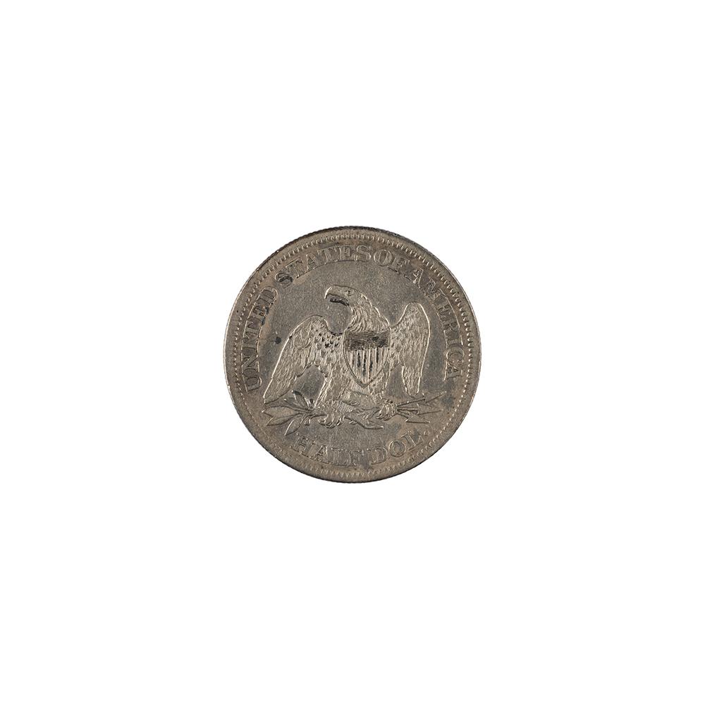 Image: 1861 Seated Liberty Half Dollar Coin