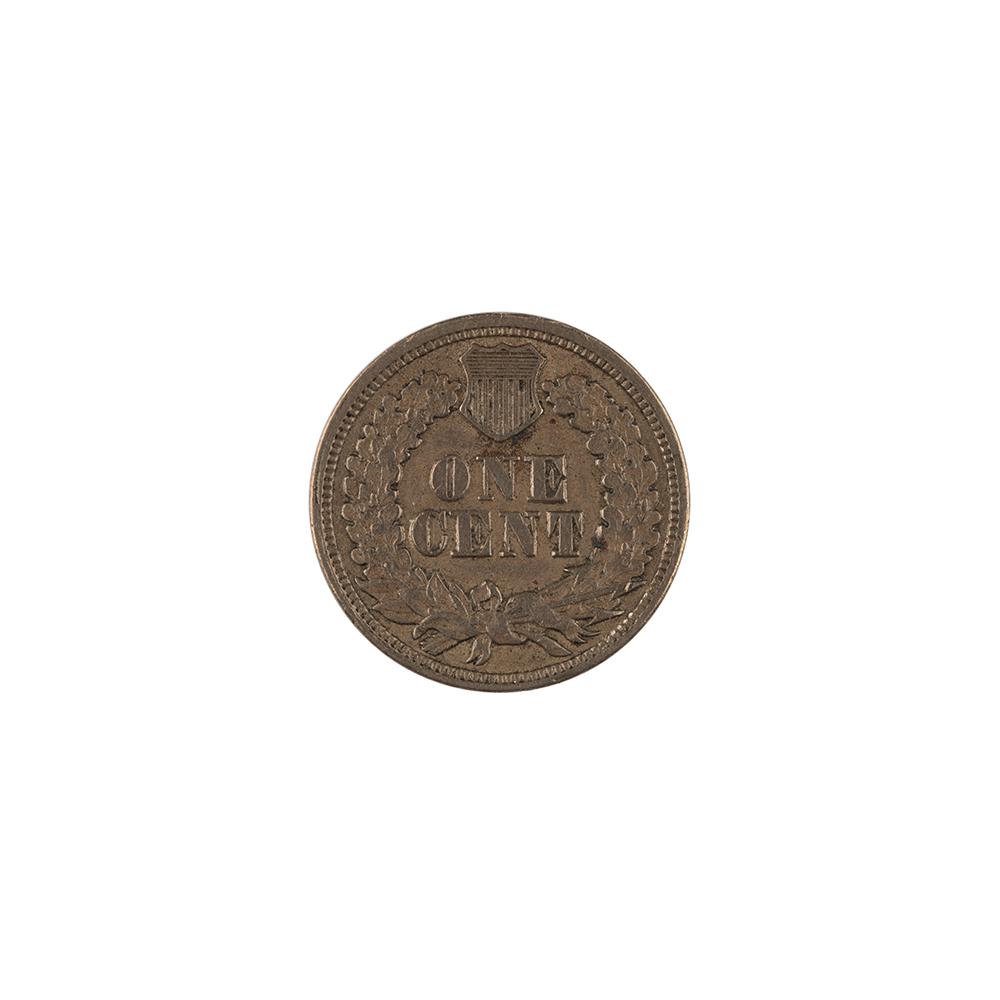 Image: 1863 Indian Princess One-cent coin