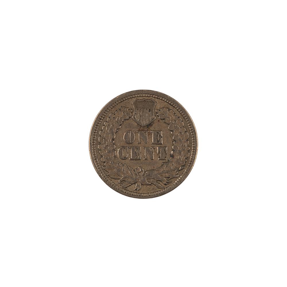 Image: 1863 Indian Princess One-cent coin