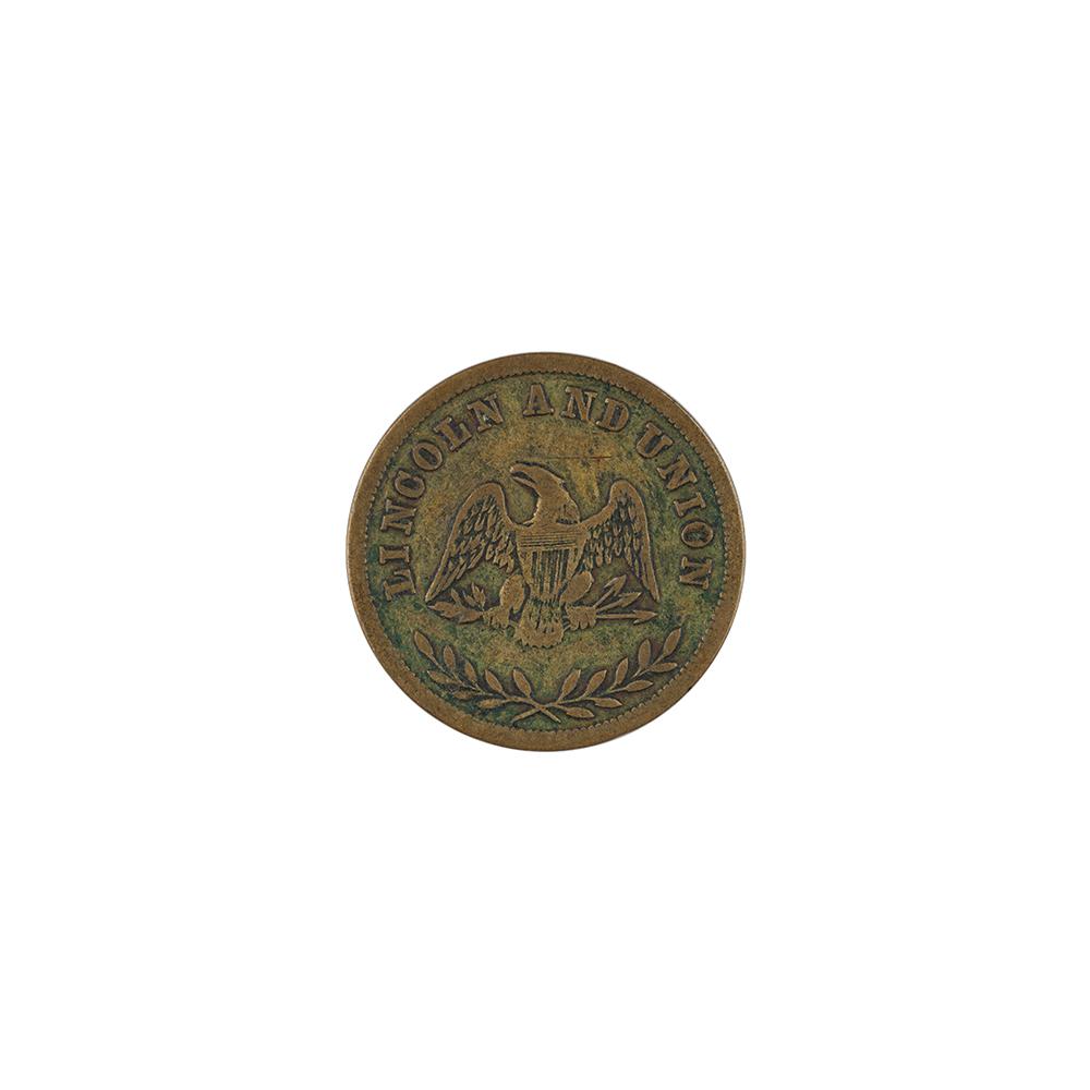 Image: 1864 Lincoln and Union Patriotic Token