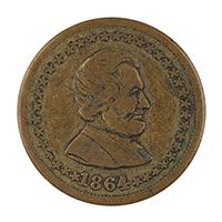 Image: 1864 Lincoln and Union Patriotic Token