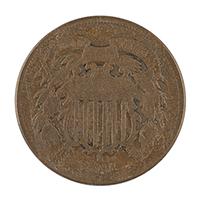 Image: 1864 Two-cent Piece