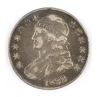 Image: 1832 Liberty Bust Fifty-cent piece