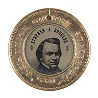 Image: Stephen Douglas campaign button