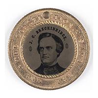 Image: John C. Breckinridge button