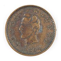 Image: Abraham Lincoln campaign token