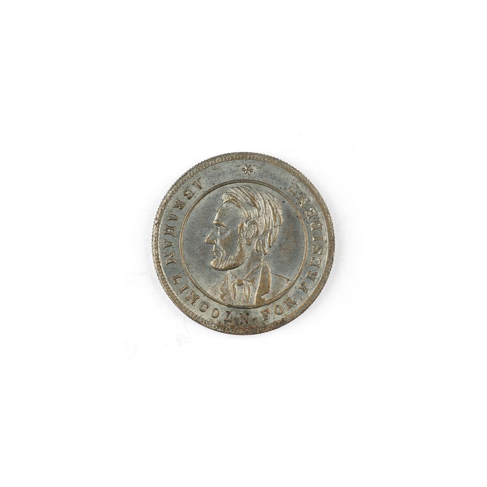 Image: Abraham Lincoln campaign token