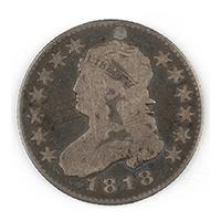 Image: 1818 Liberty Head 85-cent Coin