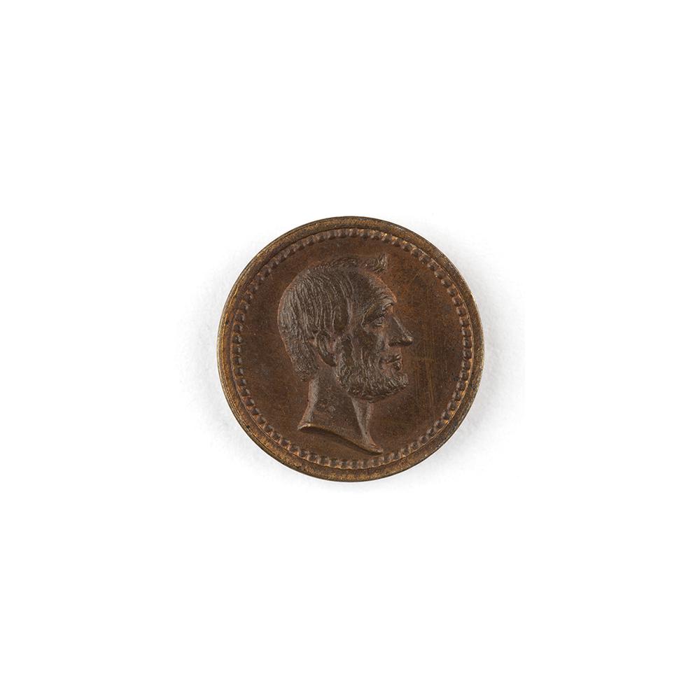 Image: Small President Abraham Lincoln and GOP Token