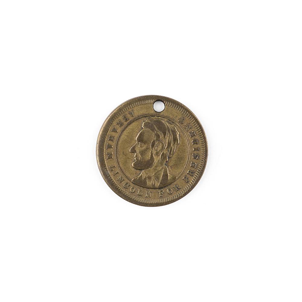 Image: Abraham Lincoln for President 1864 campaign medal
