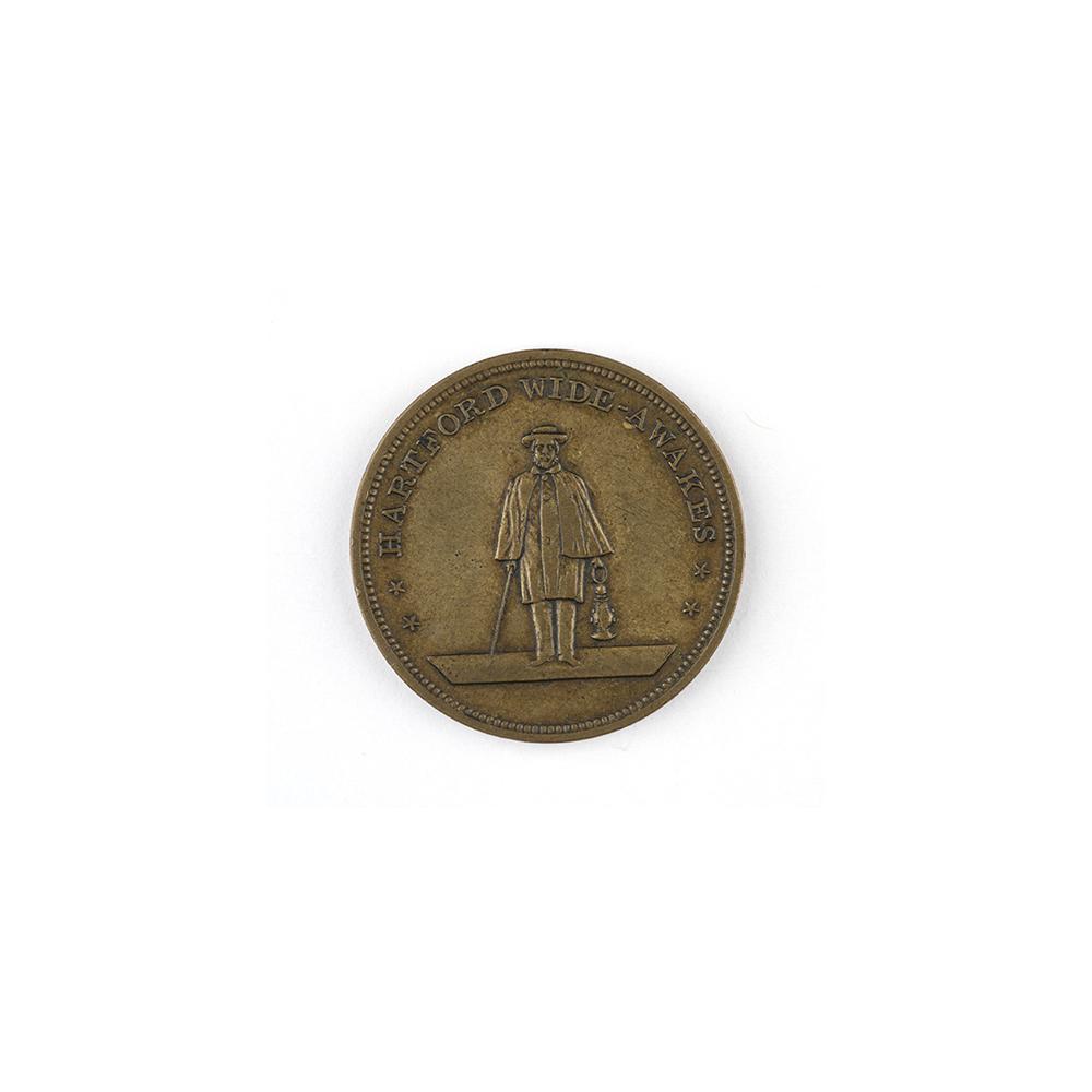 Image: Hartford Wide-Awakes 1860 campaign medal