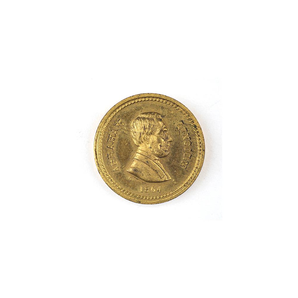 Image: Abraham Lincoln campaign token