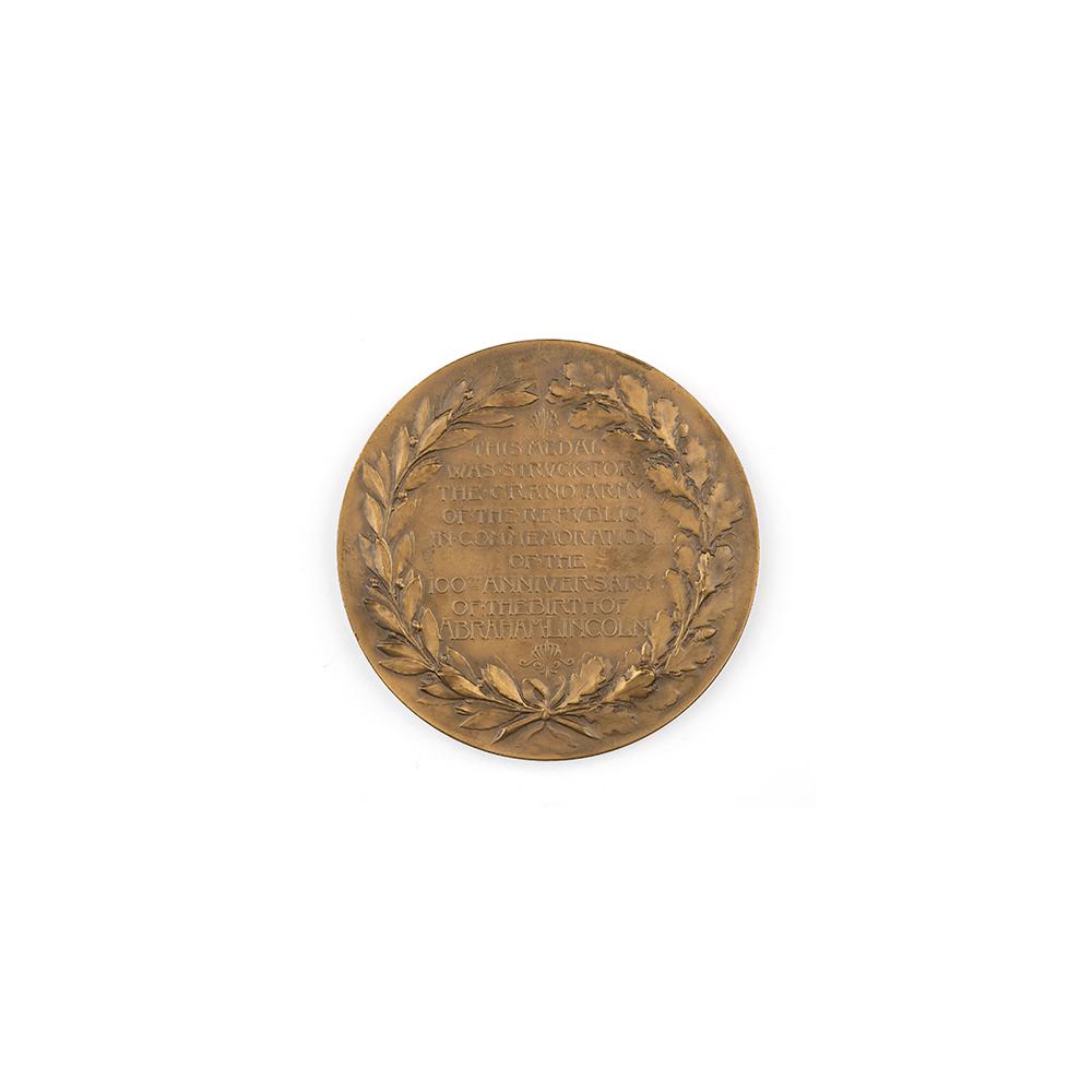Image: Abraham Lincoln commemorative medal