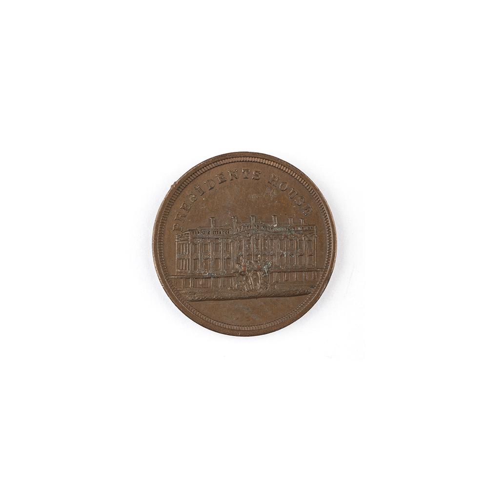 Image: For President Abraham Lincoln of Ill. campaign medal