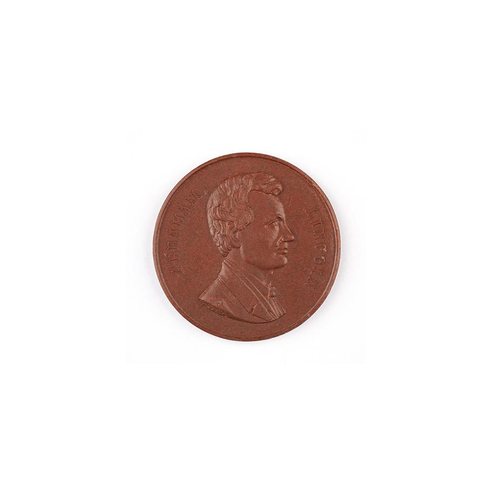 Image: Abraham Lincoln, Beloved Alike by Rich and Poor memorial medal