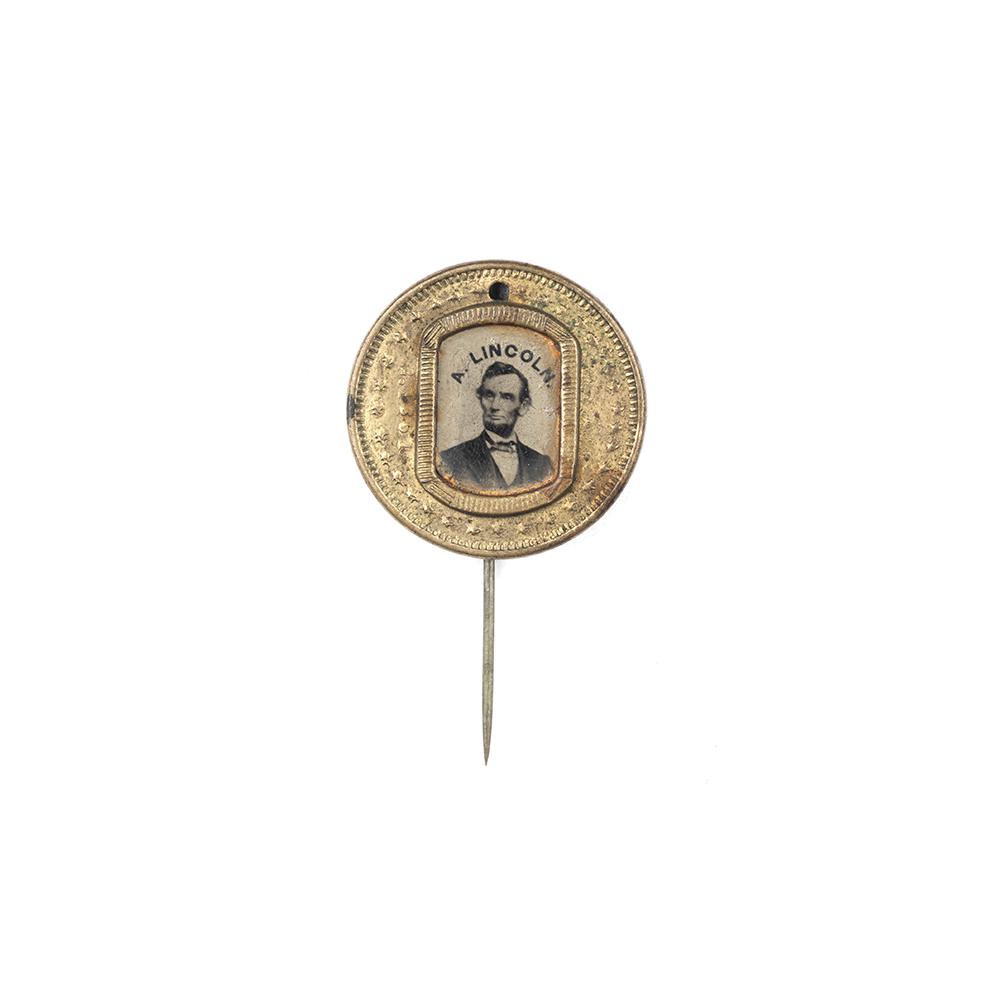 Image: Abraham Lincoln Campaign Pin