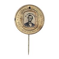 Image: Abraham Lincoln Campaign Pin