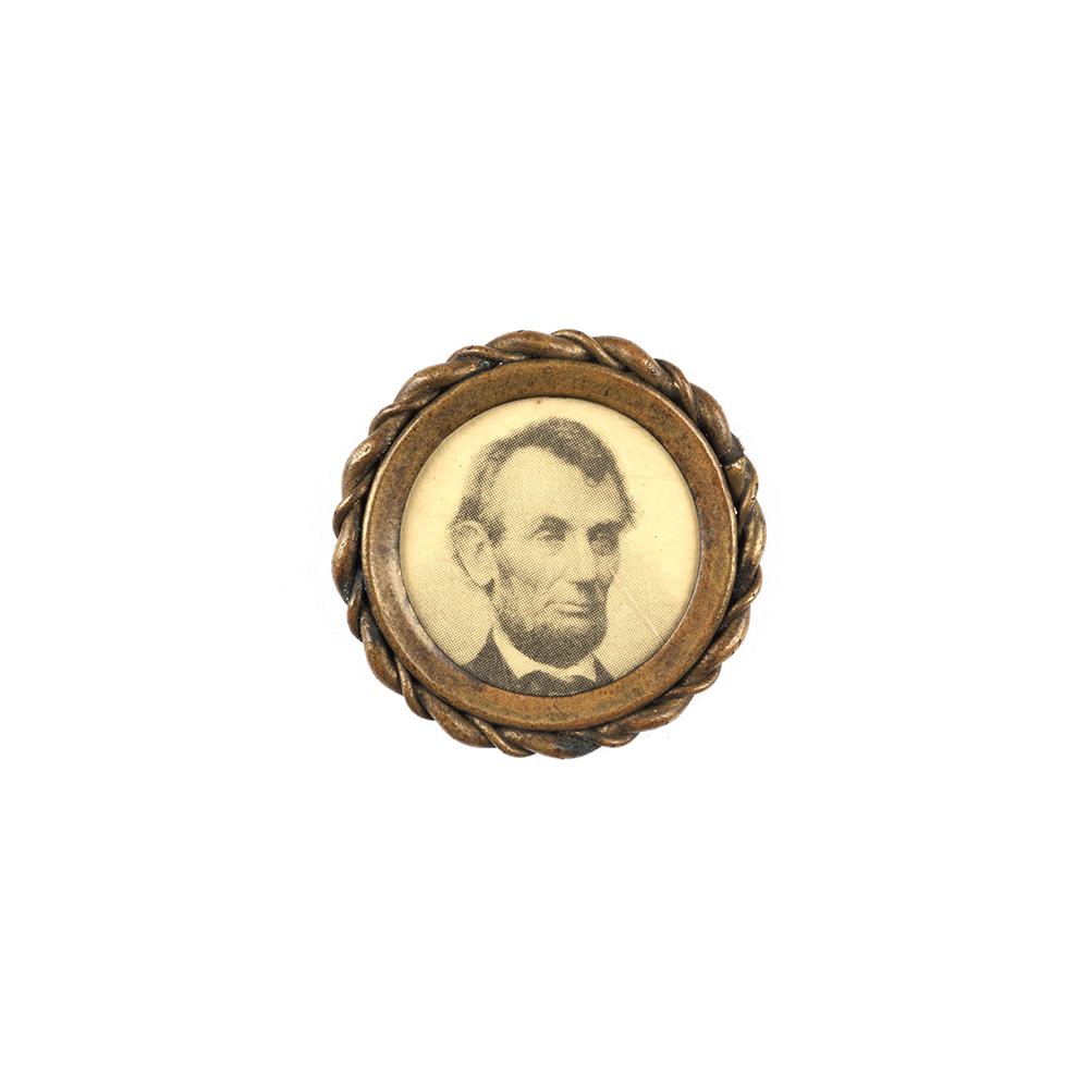 Image: Abraham Lincoln political button