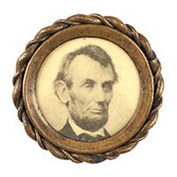 Image: Abraham Lincoln political button