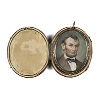 Image: President Lincoln Miniature Portrait