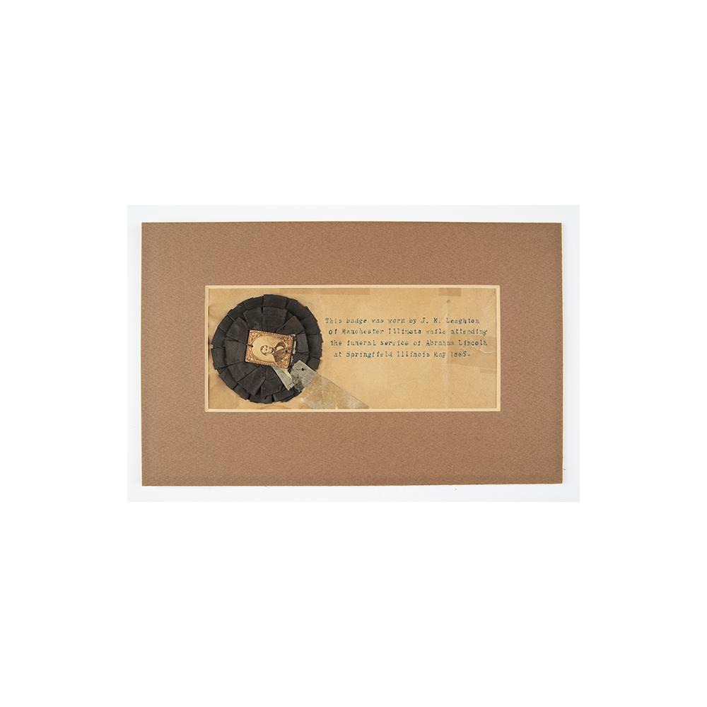 Image: Abraham Lincoln mourning ribbon