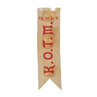 Image: Knights of the Maccabees ribbon