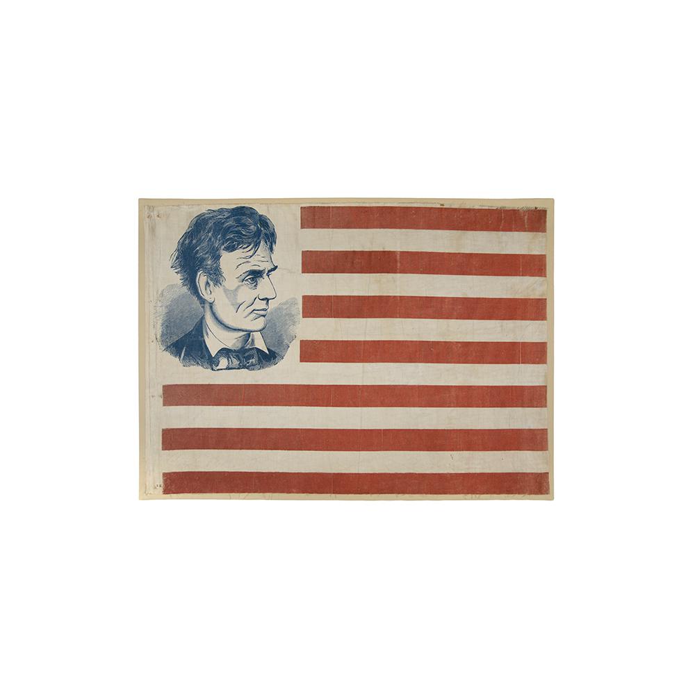 Image: Lincoln 1860 campaign flag
