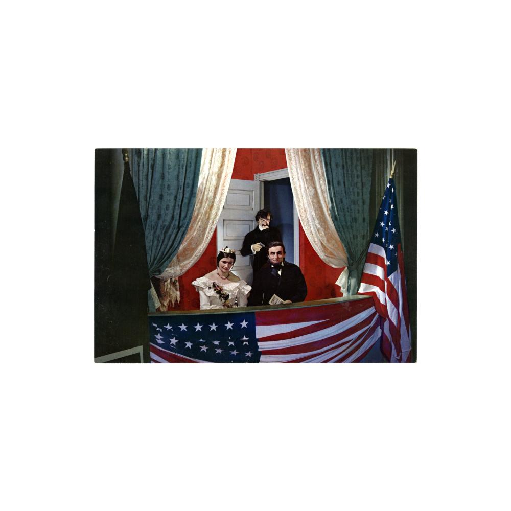 Image: Assassination of Lincoln postcard`