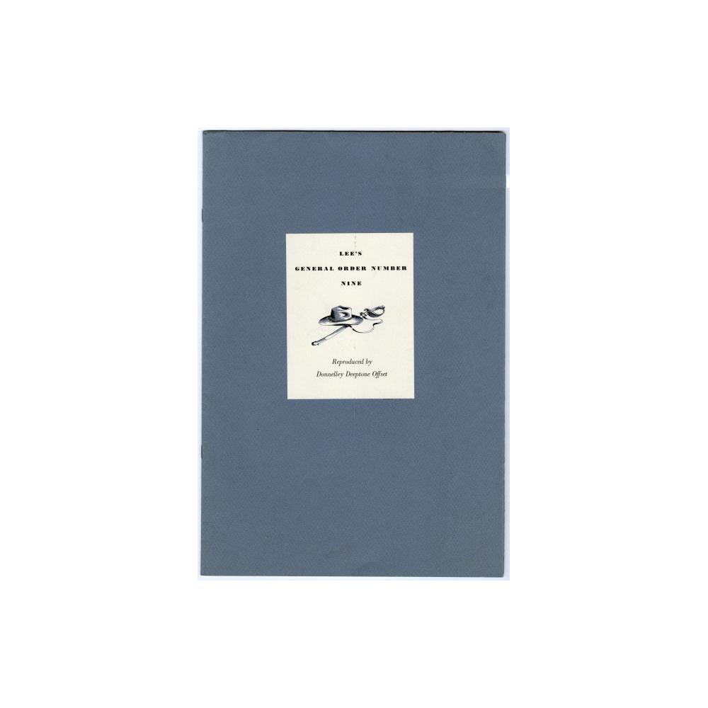 Image: Lee's General Order #9