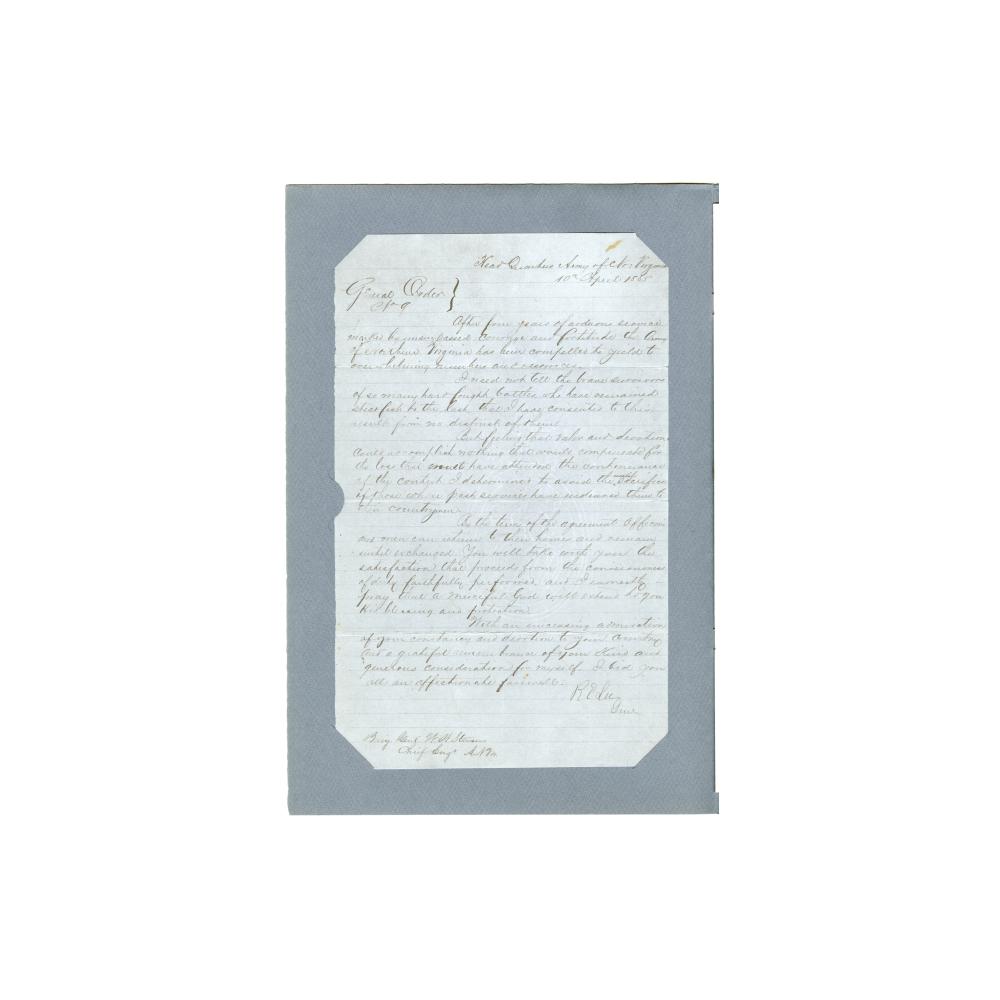 Image: Lee's General Order #9