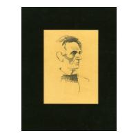 Image: Right Profile Sketch of Abraham Lincoln